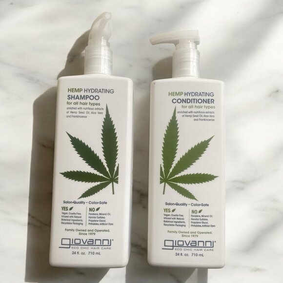 Giovanni ~ Hemp Hydrating Shampoo & Conditioner with Aloe Vera & Sage 24 fl oz